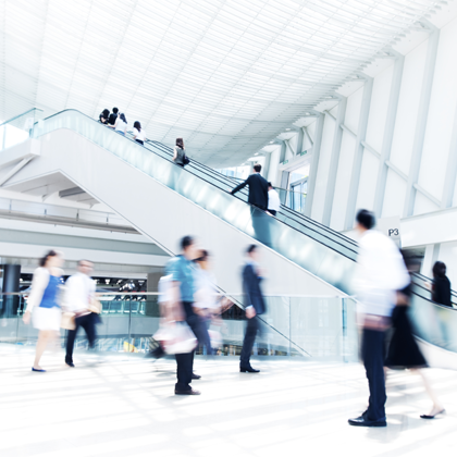 Employment, Busy Escalator